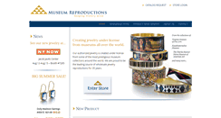 Desktop Screenshot of museumreproductions.com