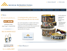 Tablet Screenshot of museumreproductions.com